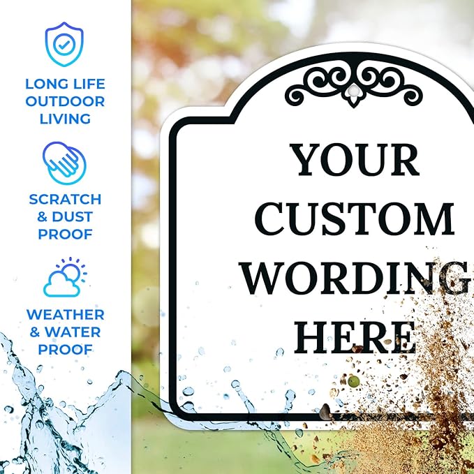 Custom Decorative Sign, Personalized Metal Sign - Image 8