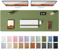 YSAGi Leather Desk Protector, Office Mat, Large Mouse Mat, Non-Slip PU Leather by YSAGi