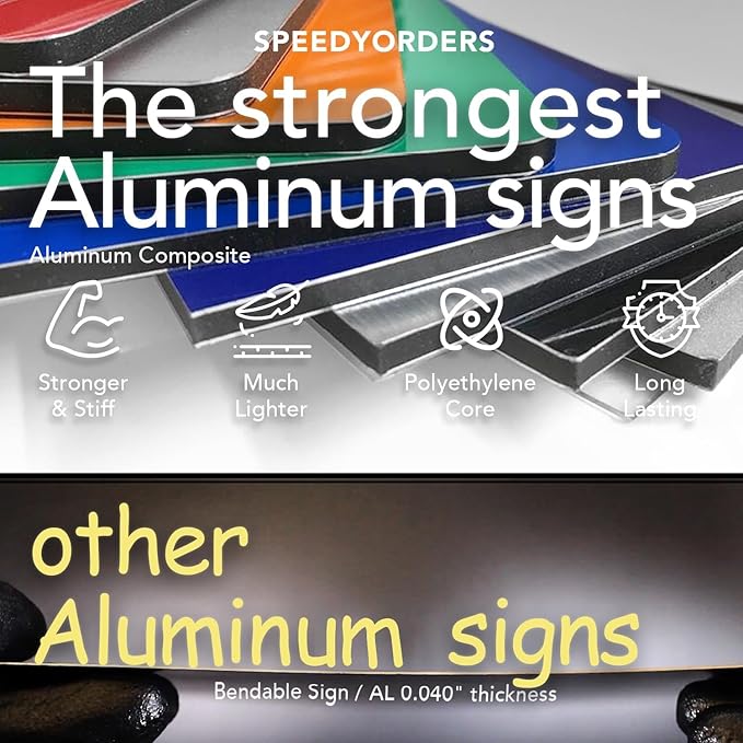 Custom Metal Signs, Personalized Aluminum, Customized Safety, Business Signs - Image 2