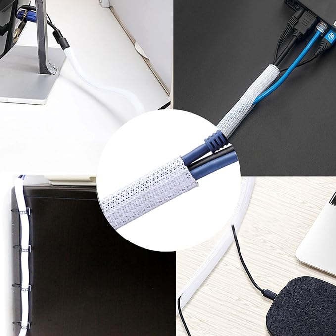 Pet Proof Split Cable Sleeve Organizer - Image 8