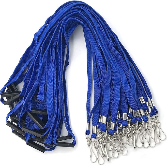 Bird Fiy Lanyards Safety Blue Lanyards Neck Flat Premium Breakaway Badge Lanyard by BirdFiy