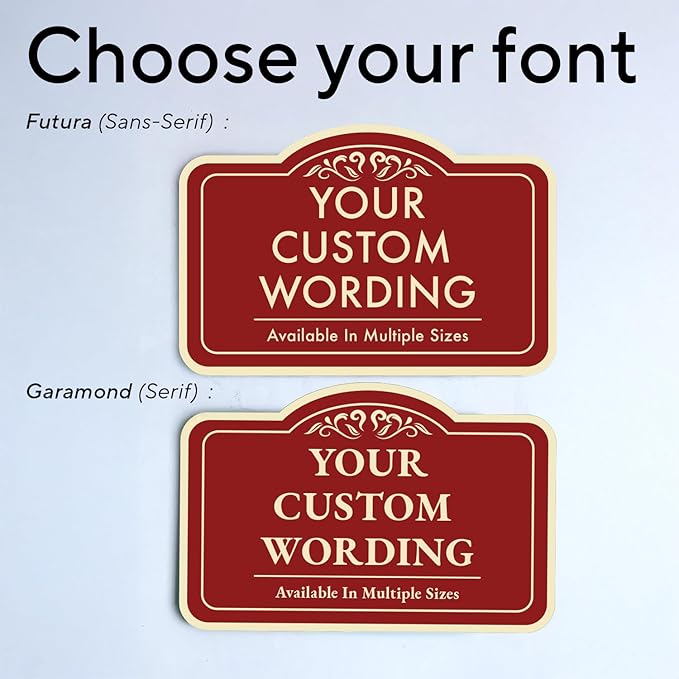 Custom Decorative Outdoor Metal Signs, Personalized Aluminum, Customized - Image 9