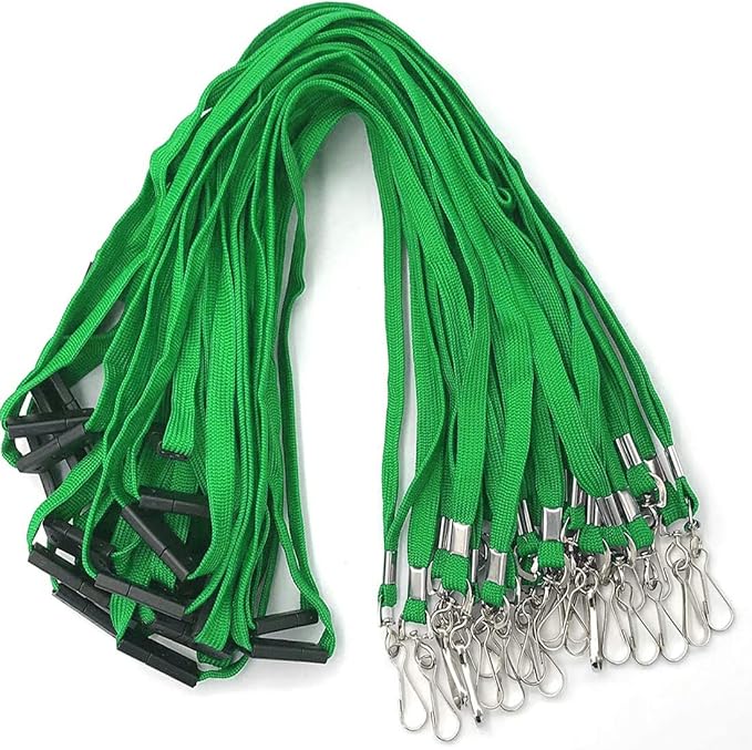 Lanyards Safety Black Lanyards Neck Flat Premium Breakaway Badge Lanyard by BirdFiy