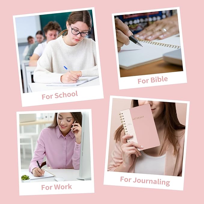 Spiral Notebook-5.75" x 8.125" College Ruled Journal - Image 7