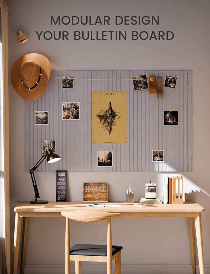 Large Felt Bulletin Board 36"x24" Cork Board Alternative - Image 5