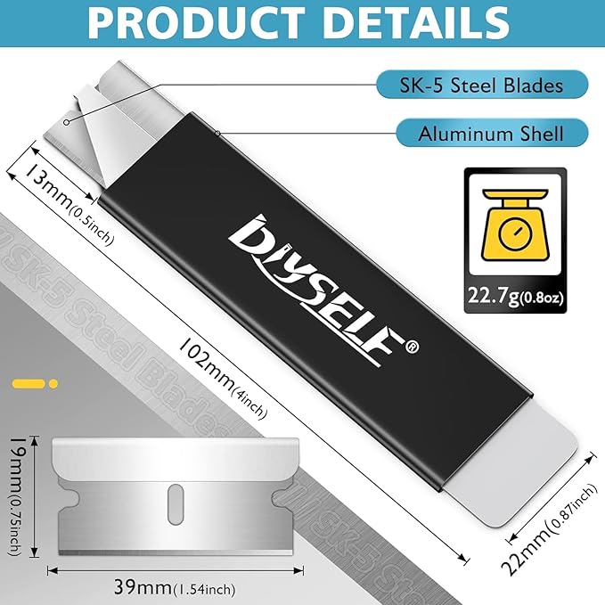 DIYSELF Box Cutters, 48 Pack Utility Knives, Mini Razor Knife, Box Cutter Knife - Image 6