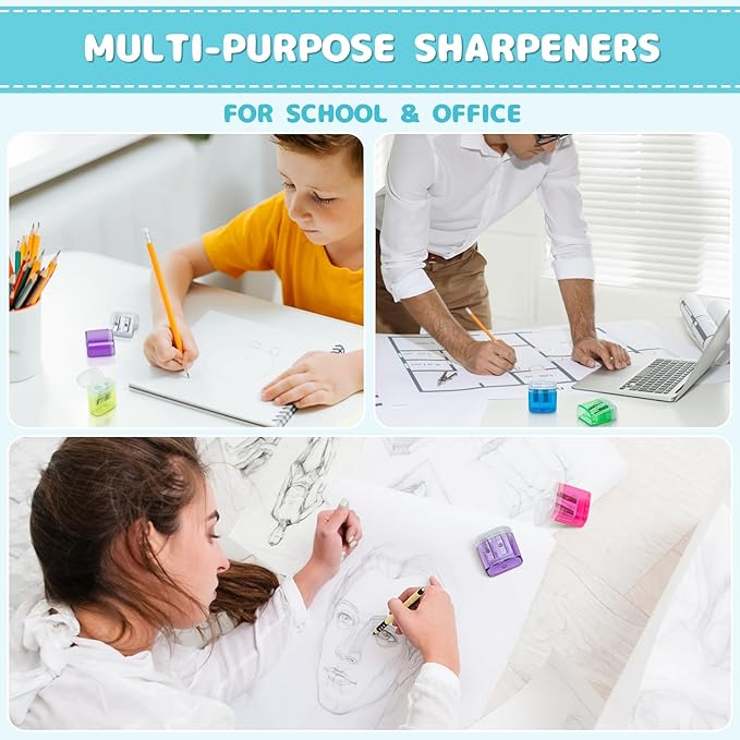 60 Pack Pencil Sharpeners Bulk - Image 6