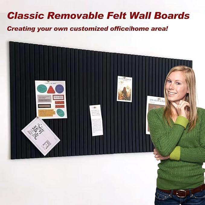 Large Felt Wall Tiles Cork Boards - Image 4