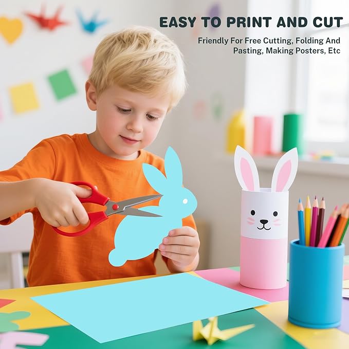 Light Blue Cardstock 8.5 X 11, 80 Sheets Card Stock, 75lb/ 200gsm Copy Paper - Image 5