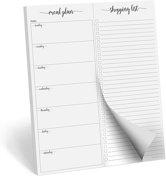 321Done Magnetic Meal Planning Notepad by 321Done