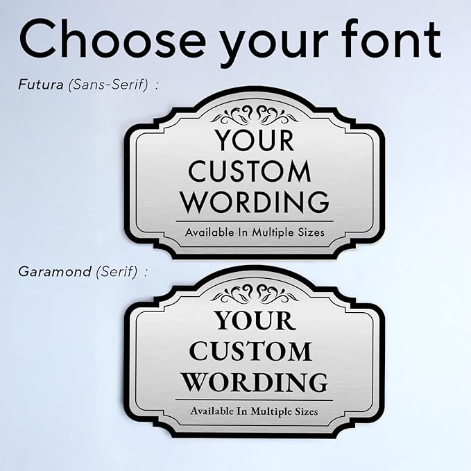 Custom Decorative Outdoor Metal Sign - Image 9