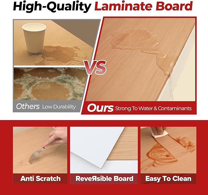 HOMEDANT 5 Tier Storage Shelves Adjustable Laminated Boltless Garage Metal - Image 5