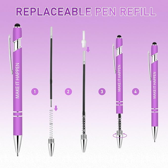 Luxeviss 50 Pcs Inspirational Pens Bulk - Image 4
