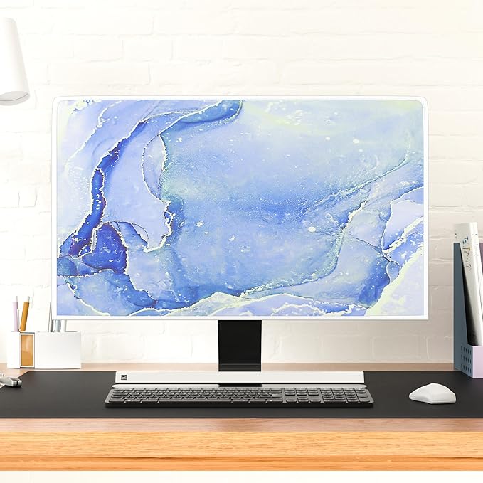 Baocicco Modern Violet Marble Waterproof Computer Monitor Dust Cover - Image 2