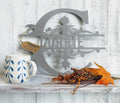 RealSteel Split Letter Name Monogram, Personalized Metal Sign, Custom Letter by RealSteel