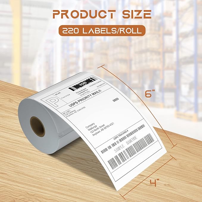 MFLABEL 4x6 Direct Thermal Shipping Labels - Image 2
