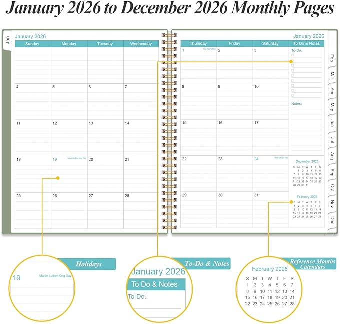 2026 Planner - Planner 2026 from January 2026 to December 2026 - Image 4
