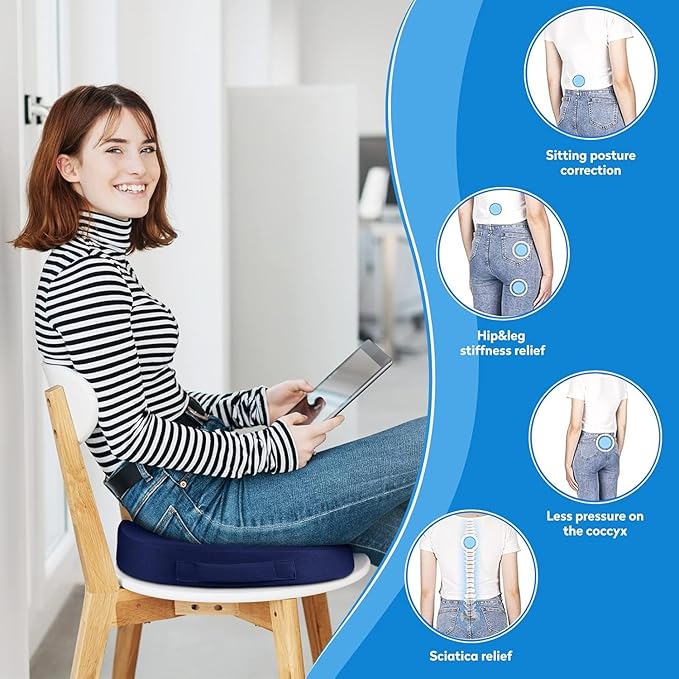 XXL Seat Cushion Office Car Seat Cushion, Memory Foam Cushion - Image 8