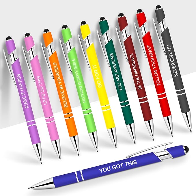 Greengines 10 Pcs Inspirational Pens - Image 9