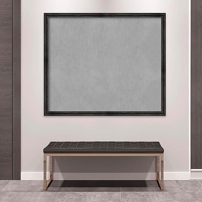 Amanti Art Black Framed Magnetic Board 43x51 Oversize Vision Board - Image 5