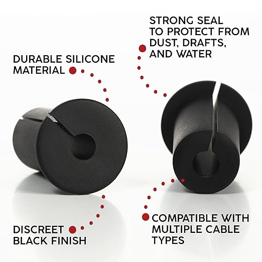 2 Pack 3/4 inch Silicone Wall Bushing Compatible - Image 5