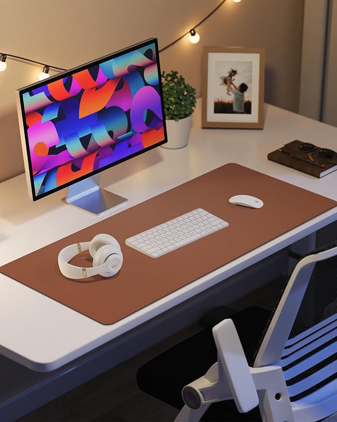 Leather Mouse Pad & Desk Blotter Mat - Image 6