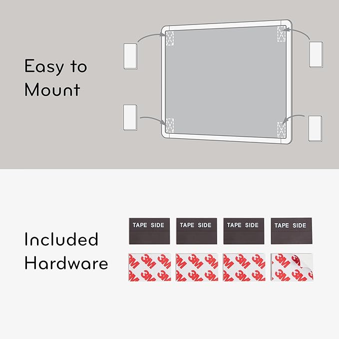 U Brands Contempo Magnetic Small Whiteboard, 8.5” x 11”, Mini White Board - Image 6