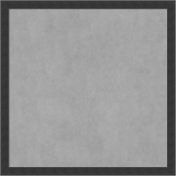 Amanti Art Black Framed Magnetic Board 26x26 Medium Vision Board by AmantiArt