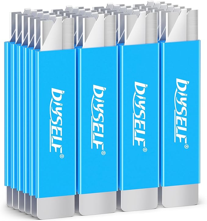DIYSELF Box Cutters, 24 Pack Box Cutter Retractable, Box Cutter Knife by DIYSELF