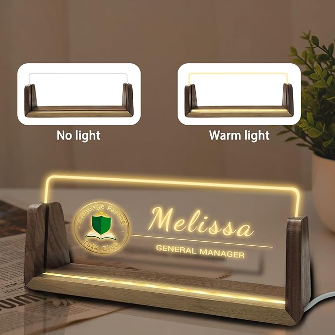 Desk Name Plate Personalized - Image 5