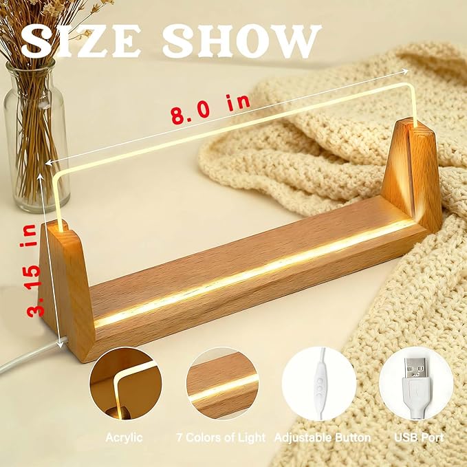 Custom Office Name Plate, Personalized Light Up Desk Sign - Image 4
