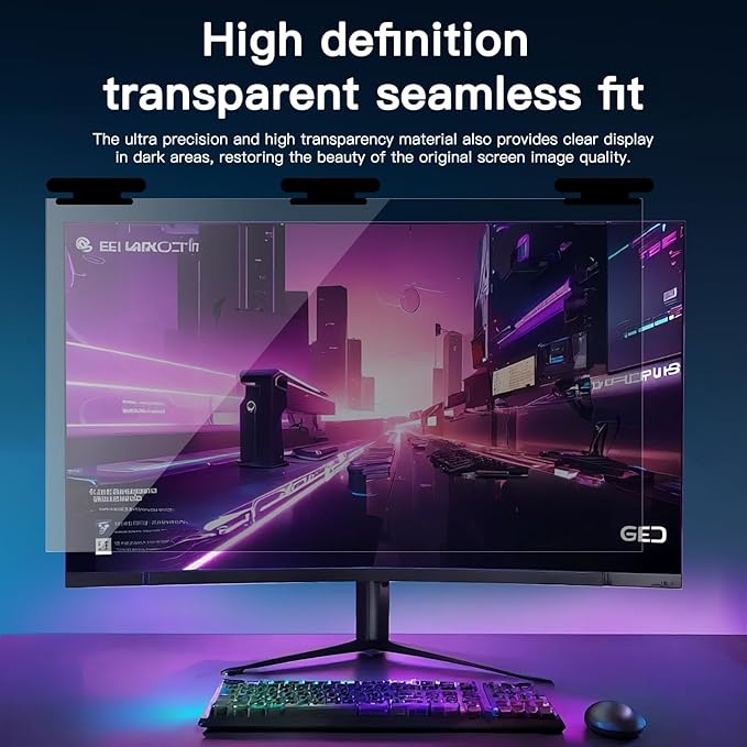 21.5 Inch Magnetic Hanging Computer Privacy Screen - Image 5