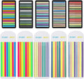 Potanro Sticky Tabs 2300 Pcs Translucent 10 Sheets Highlighter Book Tape Long by Potanro