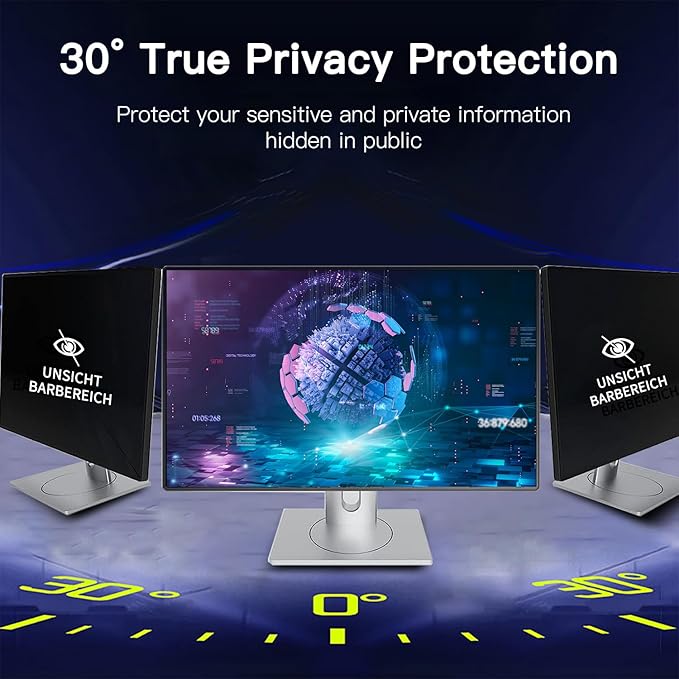 2 Pack Magnetic Hanging Computer Privacy Screen 22 Inch - Image 4