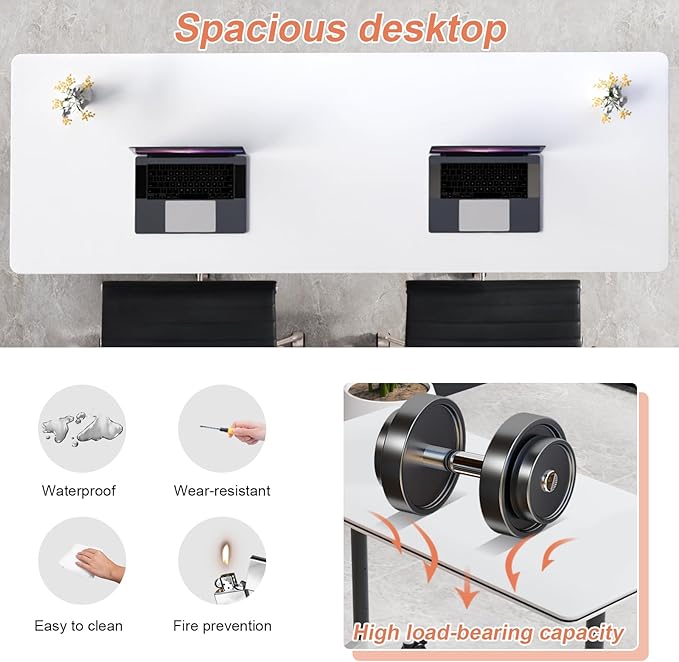Conference Table Flip Top Mobile Conference Room Tables, Folding Conference - Image 4