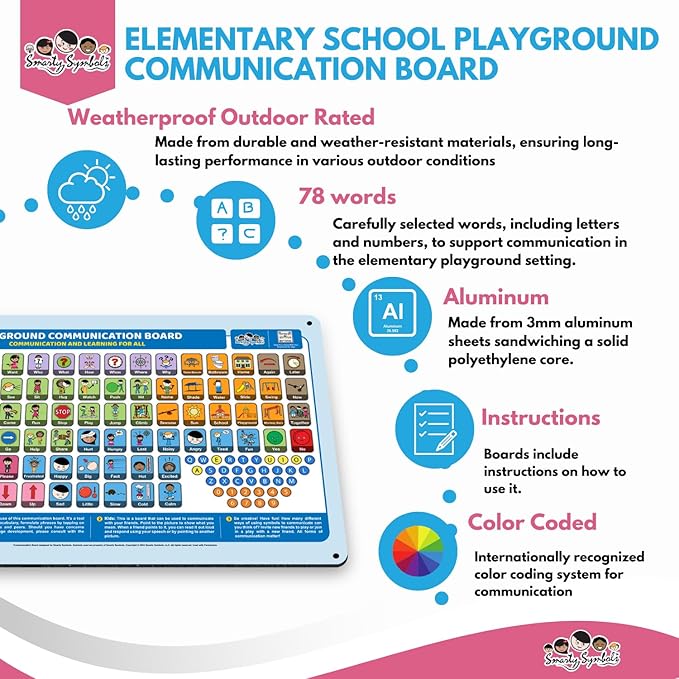 Weather-Proof Aluminum School Playground Communication Board - Image 6