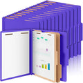 Skyygemm 48 Pcs Classification Folders Letter Size, 2 Divider Pressboard File by Skyygemm