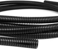 Split Wire Loom Tubing, 25 ft Cord Protectors from Pets No Chew, Flexible Wire by ConveniencetoYourLife