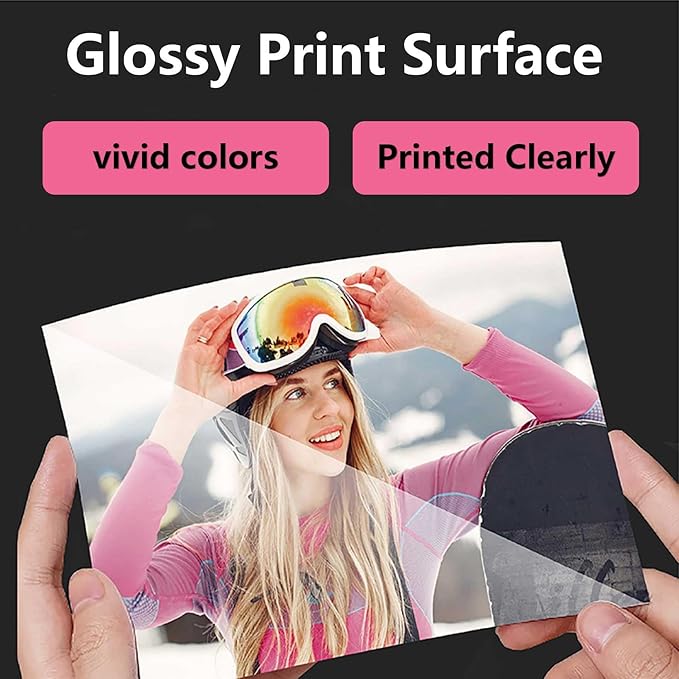 ZHADDLI Inkjet Glossy Photo Paper, 8.5X11 Inches, Compatible - Image 4