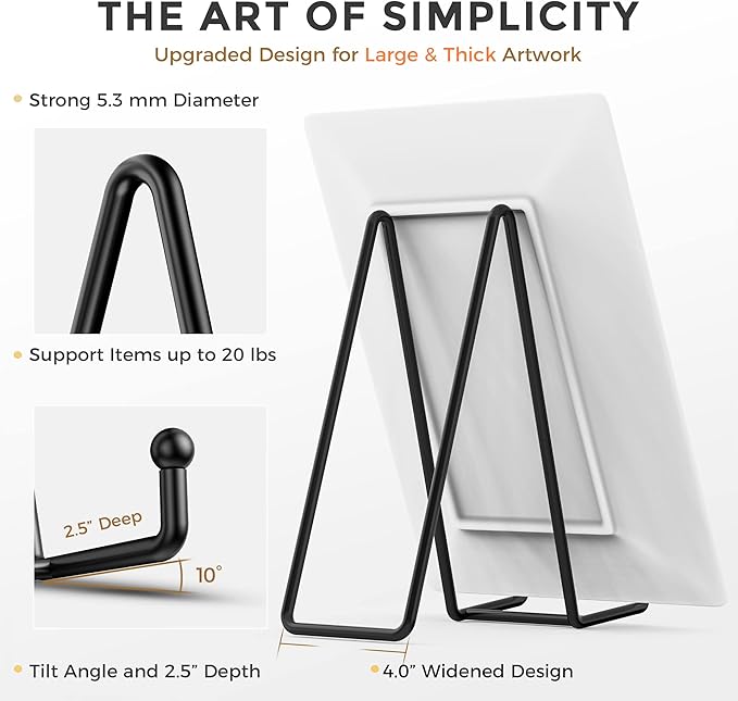 TR-LIFE 10 Inch Large Plate Stands - Image 3