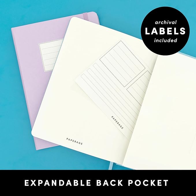 PAPERAGE Graph Paper Journal Notebook, 160 Pages, Medium 5.6 in x 8 in - Image 5