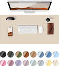 YSAGi Leather Desk Pad Protector, Large Mouse Pad, Non-Slip PU Leather Desk by YSAGi