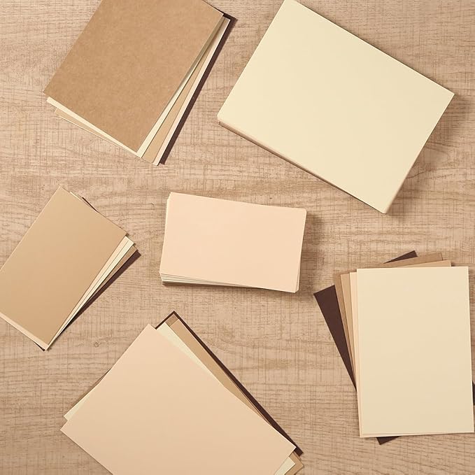 50 Sheets 4x6 Colored Cardstock Paper 5 Colors Blank Flash Cards, 250 GSM Heavy - Image 6