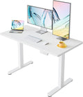 HUANUO 55 x 28 inch Electric Standing Desk Adjustable Height, 4 Memory Height by HUANUO