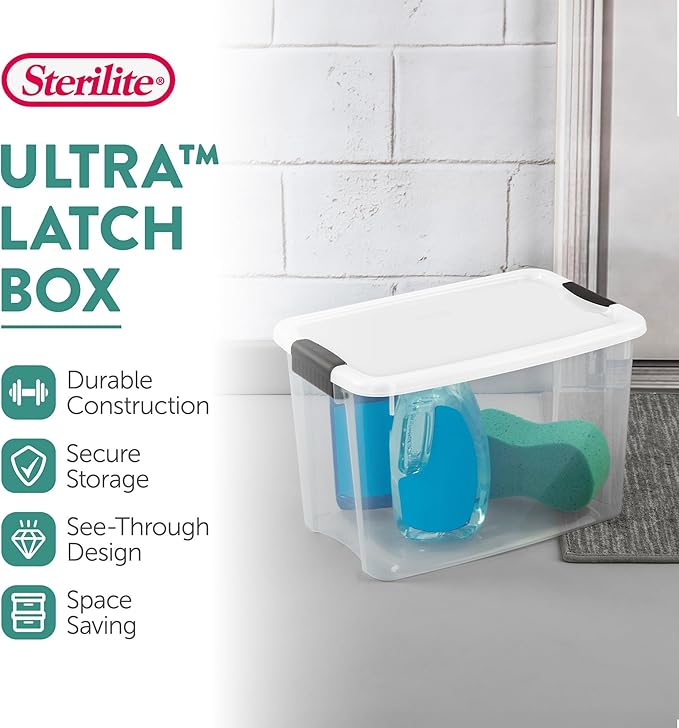 Sterilite 12-Pack Ultra Latching Box, Storage Bins - Image 2