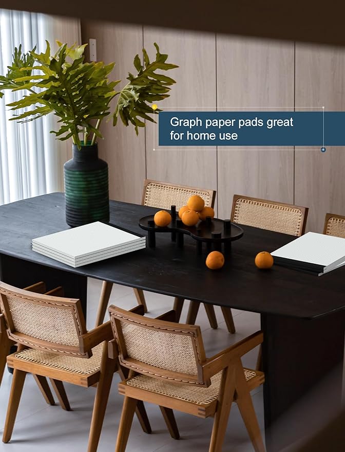 Zaviko Graph Paper Notebook 8.5 x 11, 36 Pack Grid Paper Notebook, 8-1/2" x 11" - Image 7