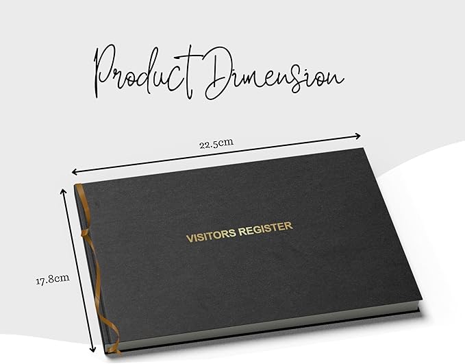 Officewerks Visitors Register & Guest Book, 120 Pages, 8 7/8" X 7", Durable - Image 4