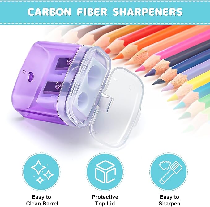 60 Pack Pencil Sharpeners Bulk - Image 2