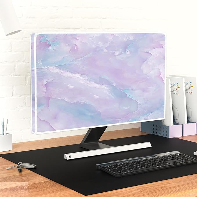 Baocicco Violet Marble Waterproof 37, 39 Inch TV Dust Cover Anti-Static - Image 6