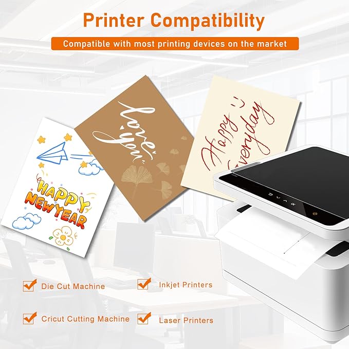 Guakicae 150 Sheets White Cardstock 5 x 7 Certificate Paper, 300gsm/110lb - Image 5